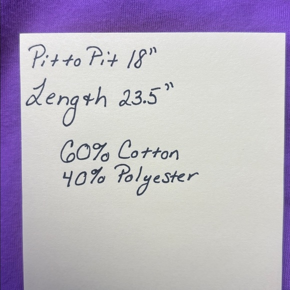 Tek Gear purple long sleeve Tshirt, size small, good condition - Picture 8 of 8